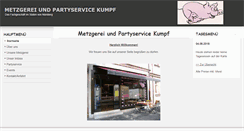 Desktop Screenshot of metzgerei-kumpf.de